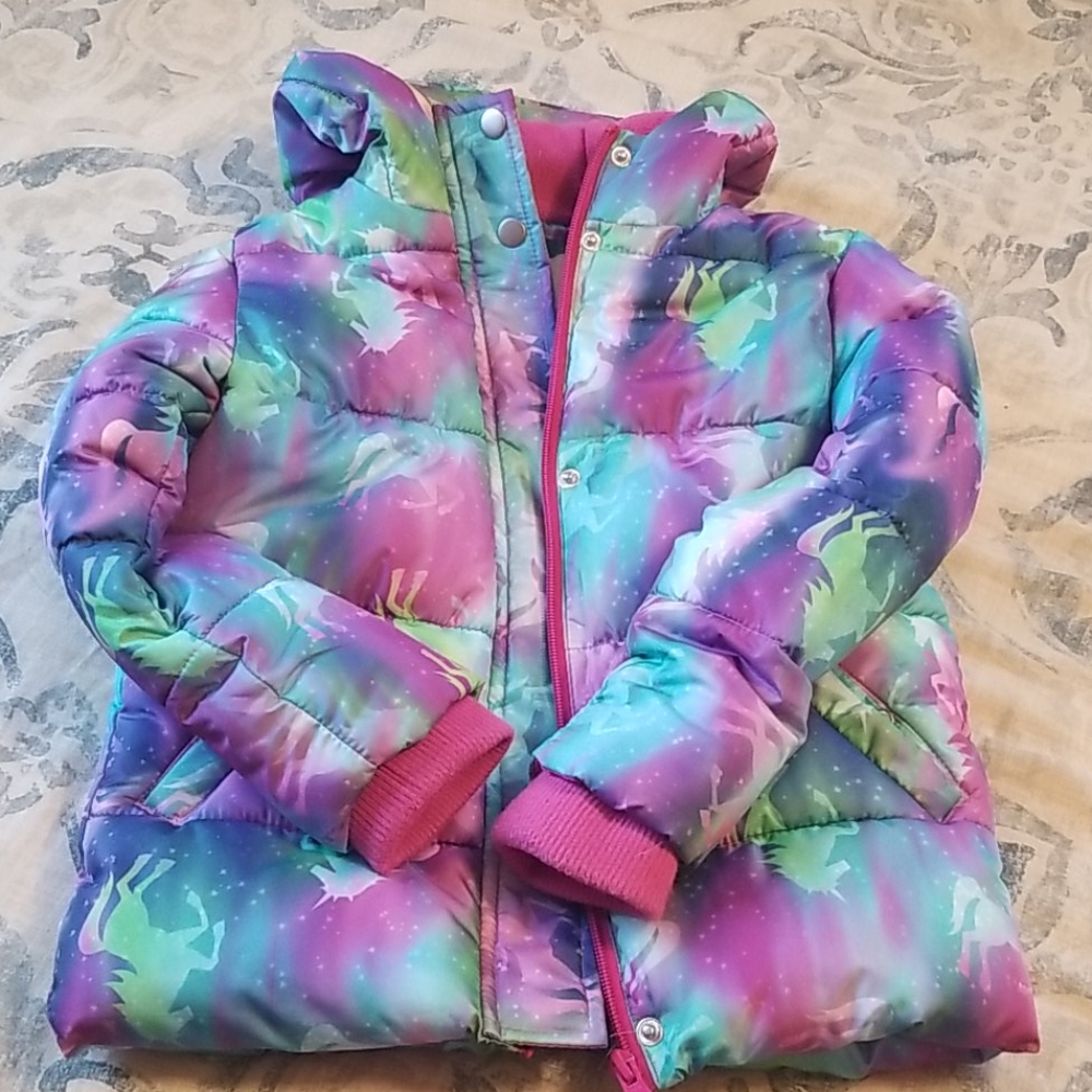 Girls 4/5 Unicorn Jacket